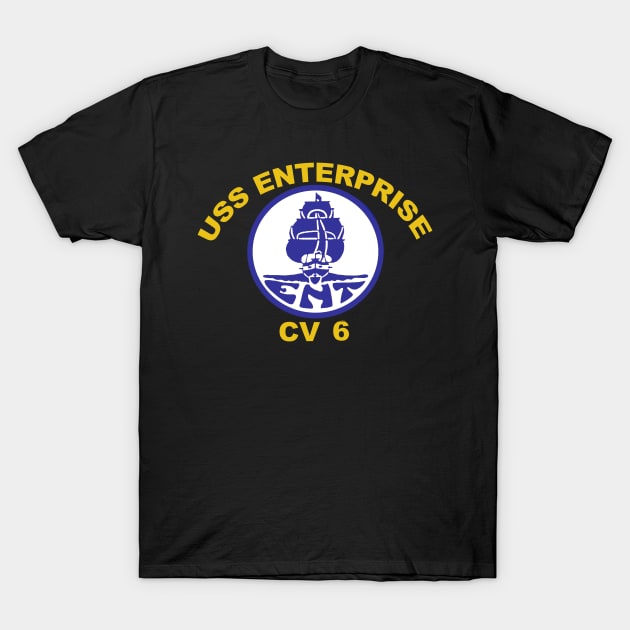 CV-6 T-Shirt by Spacestuffplus